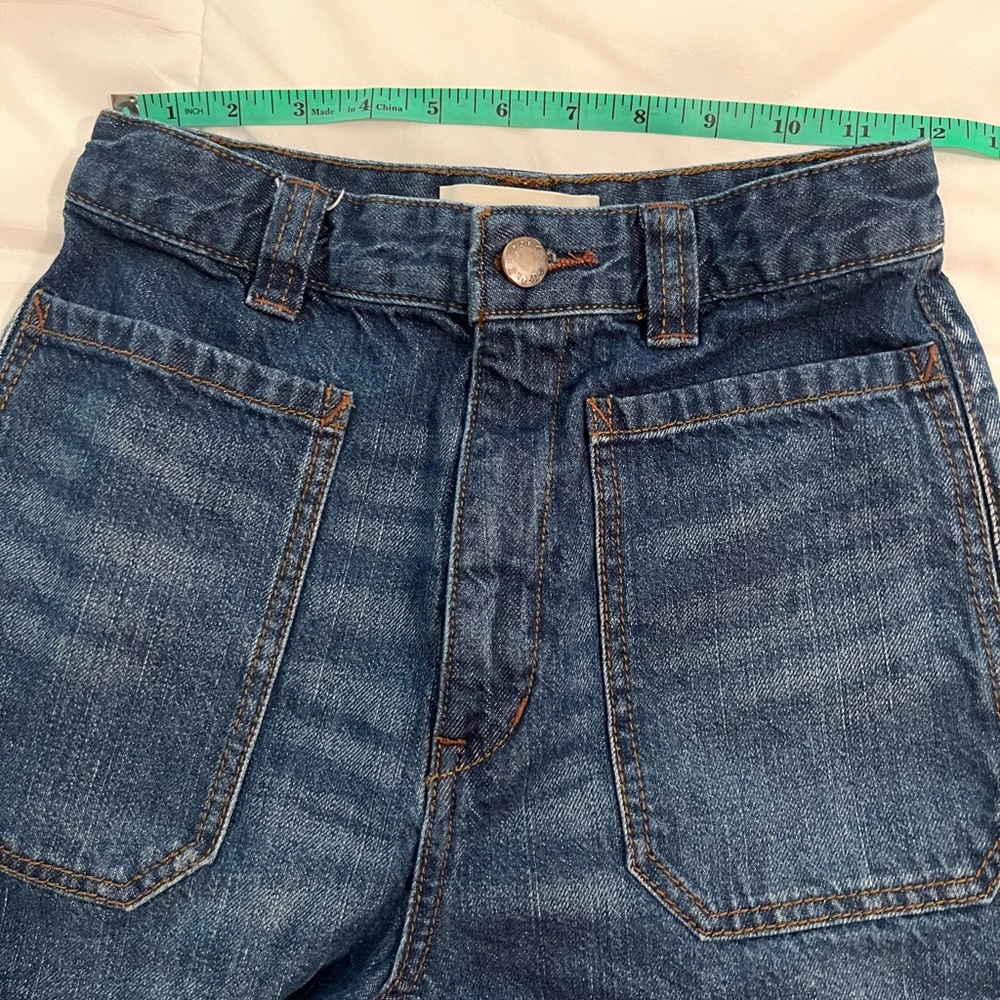 We The Free Wide Leg Cropped Jeans in Dark Blue Denim - Picture 16 of 16